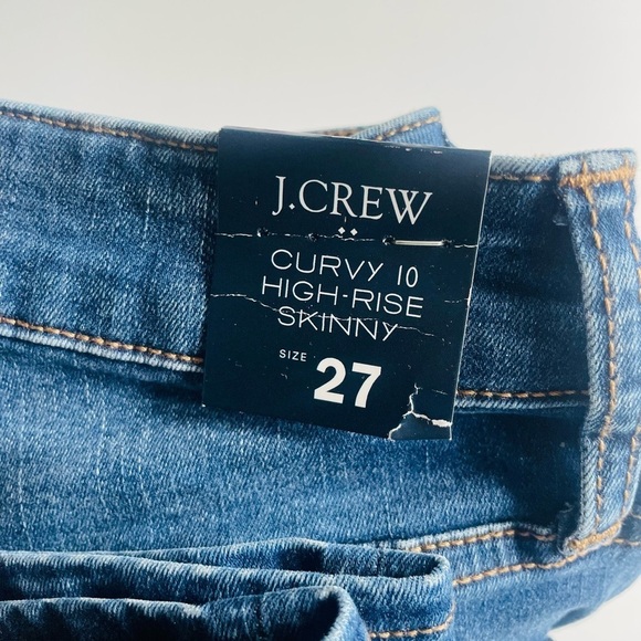 J. Crew Curvy 10” high Rise Skinny NWT - Picture 3 of 9
